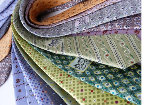 Hermès - Cravates en twill de soie