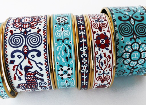 Hermès - bracelets émail