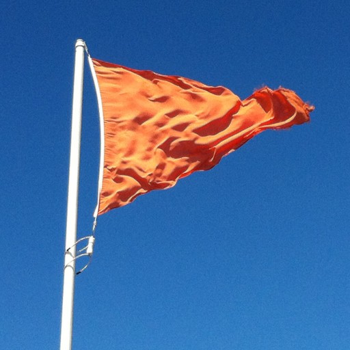 Pavillon orange. Photo.